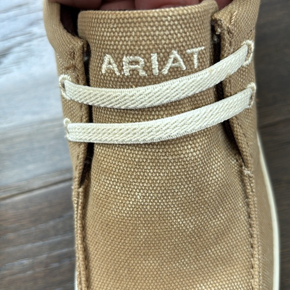 Ariat Hilo Washed Tan Canvas,FLX Foam sole, cushion insole,elastic laces,slip on - Picture 7 of 7